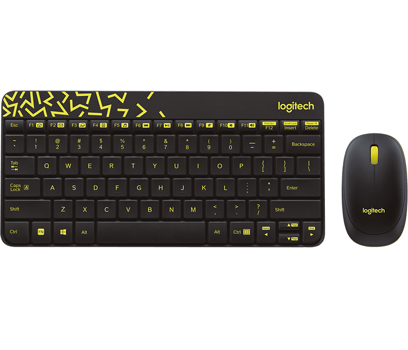 Bộ Bàn Phím Và Chuột Không Dây Logitech MK240 - Hàng Chính Hãng