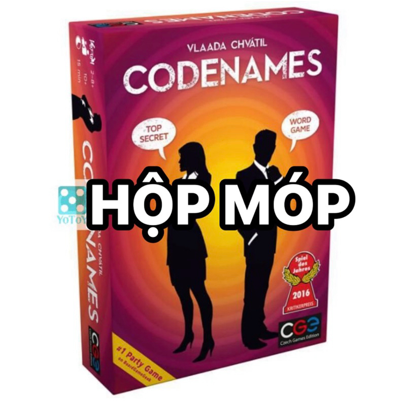 Boardgame Codenames – Trò chơi mật danh gồm 4 phiên bản (Bản tiếng Anh)