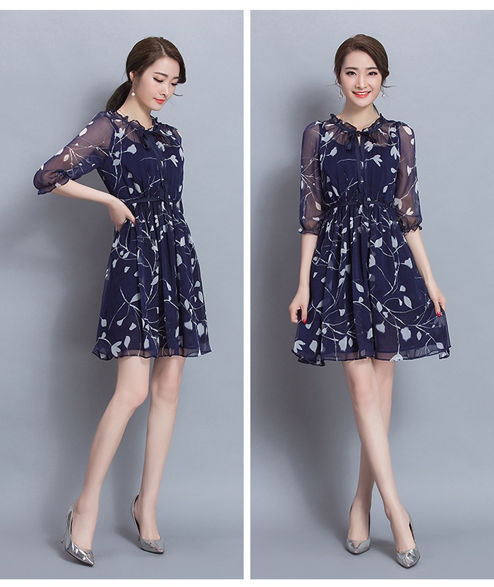 ĐẦM XÒE HOA BALAN CAO CẤP BEYEU1688 -  BY3193(XANHĐEN)