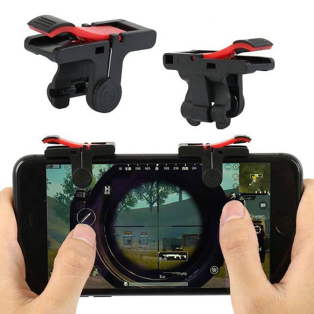 Bộ 2 nút bấm PUBG D9 chơi game mobile Tặng Nút Joystick