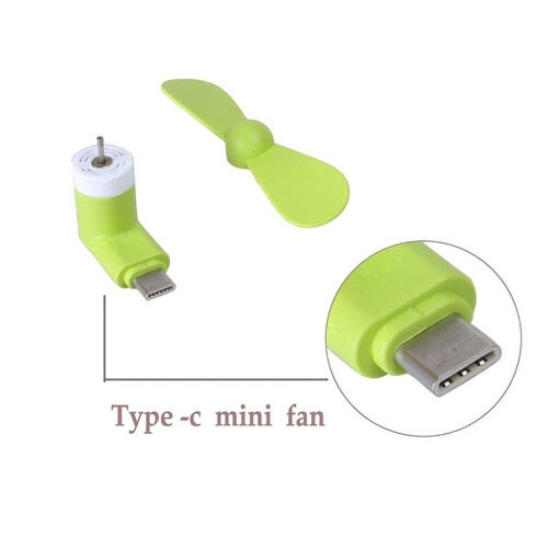 Quạt mini usb 2 cánh cắm chân điện thoại lightning micro usb micro Type C - Quạt mini usb 2 cánh rời cắm chân điện thoại - Quạt usb 2 cánh rời - Quạt điện thoại - Quạt máy tính - Quạt sạc quạt 2 cánh...- thegi