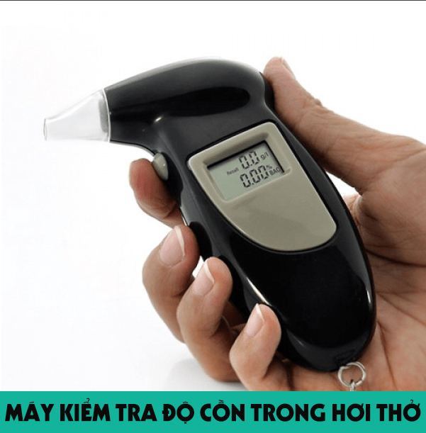 Máy đo nồng độ cồn Alcohol Tester máy kiểm tra độ cồn trong hơi thở cầm tay LCD chất lượng đo nhanh tự kiểm tra độ cồn tại chỗ bảo đảm an toàn trước khi lái xe