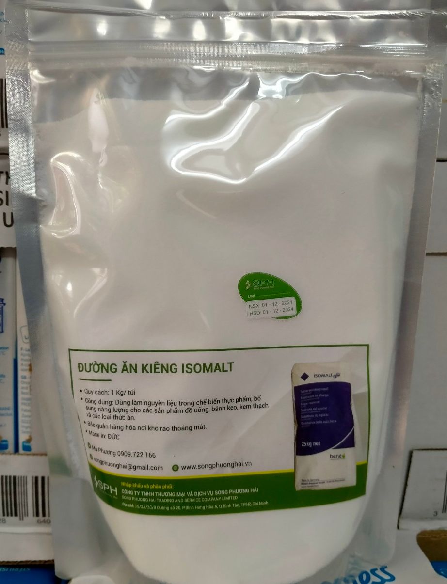 1Kg đường ăn kiêng Isomalt (cho người tiểu đường) nhập khẩu từ Đức