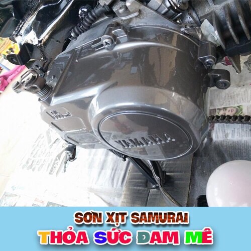 Sơn samurai combo bạc xám y137