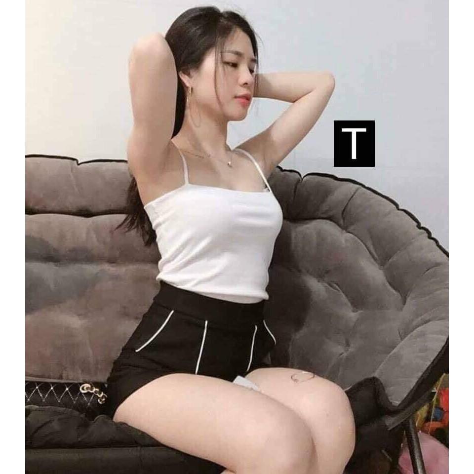 Áo 2 dây chất dãn dtr0619