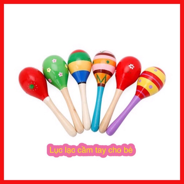 Lục lạc cầm tay bằng gỗ cho bé siêu xinh sản phẩm tốt với chất lượng độ bền cao và được cam kết sản phẩm y như hình