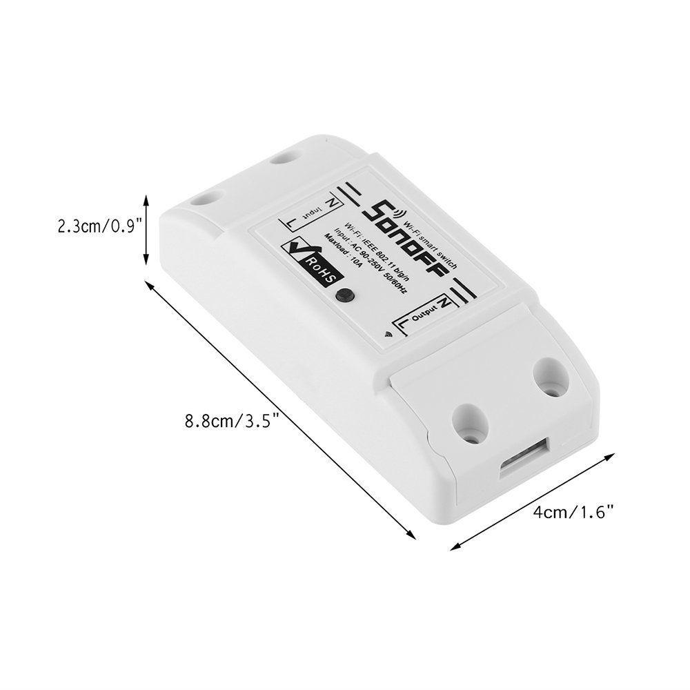Com Bô 5 Công Tắc  Điều Khiển Sonoff Basic Wifi Không Dây