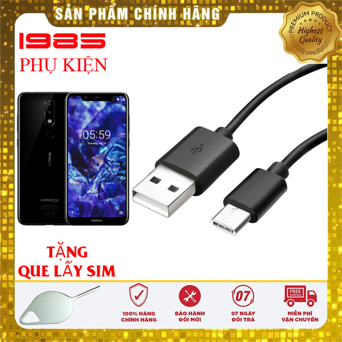 Cáp sạc nhanh nokia 5.1 plus
