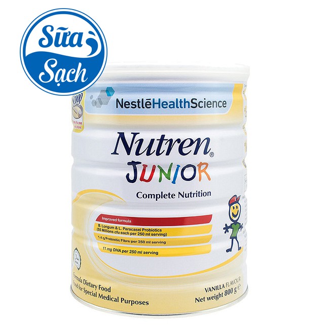 [HCM]Sữa bột Nutren Junior 800g date mới nhất ( cho trẻ suy dinh dưỡng)