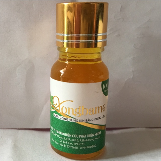 Nước xông vùng kín Xongbame 10ml