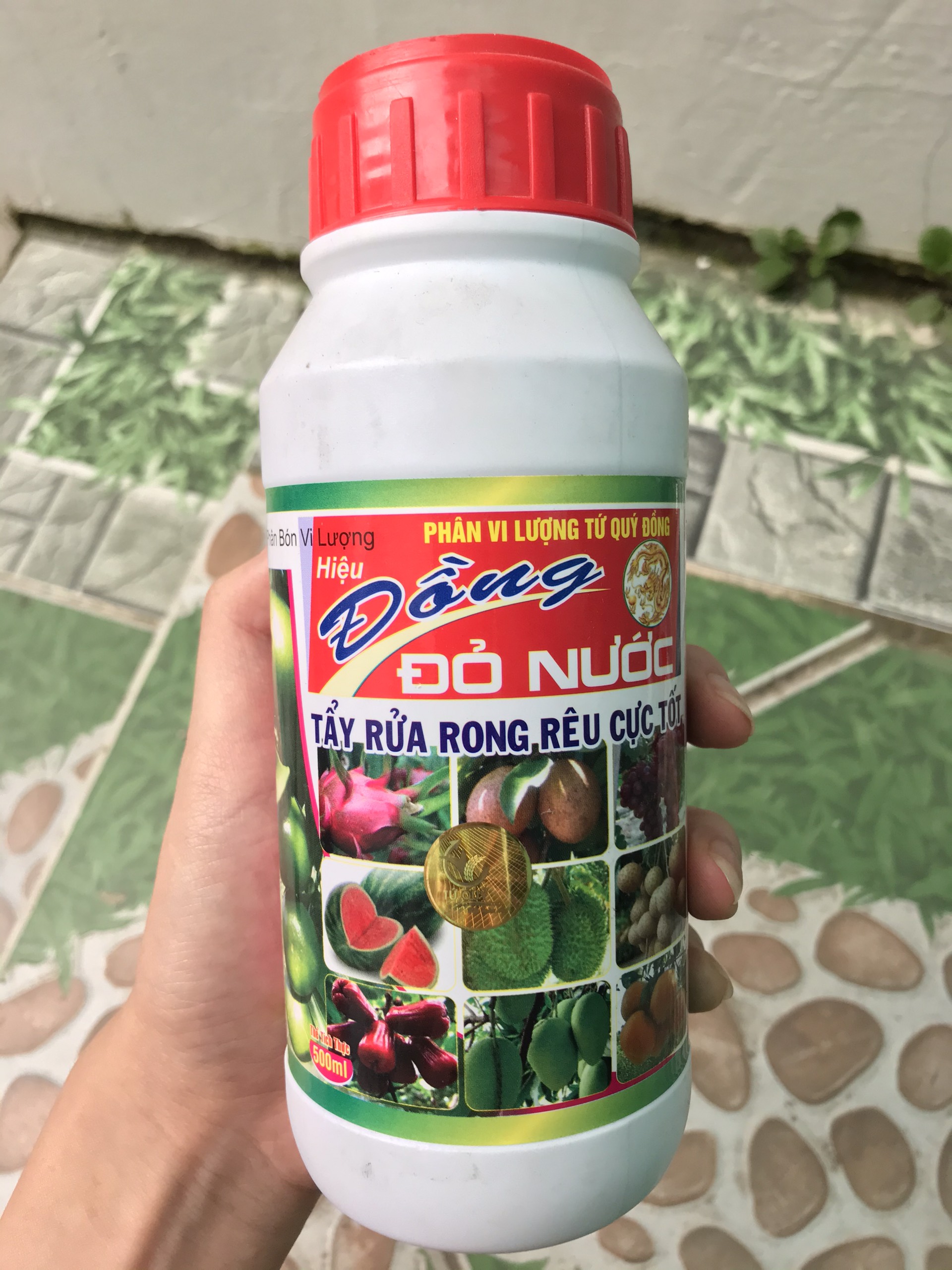 PHÂN VI LƯỢNG TỨ QUÝ ĐỒNG ĐỎ NƯỚC 500ML
