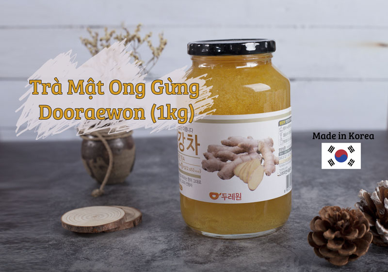 [HCM FREE SHIP] MẬT ONG GỪNG HÀN QUỐC - HŨ 1KG