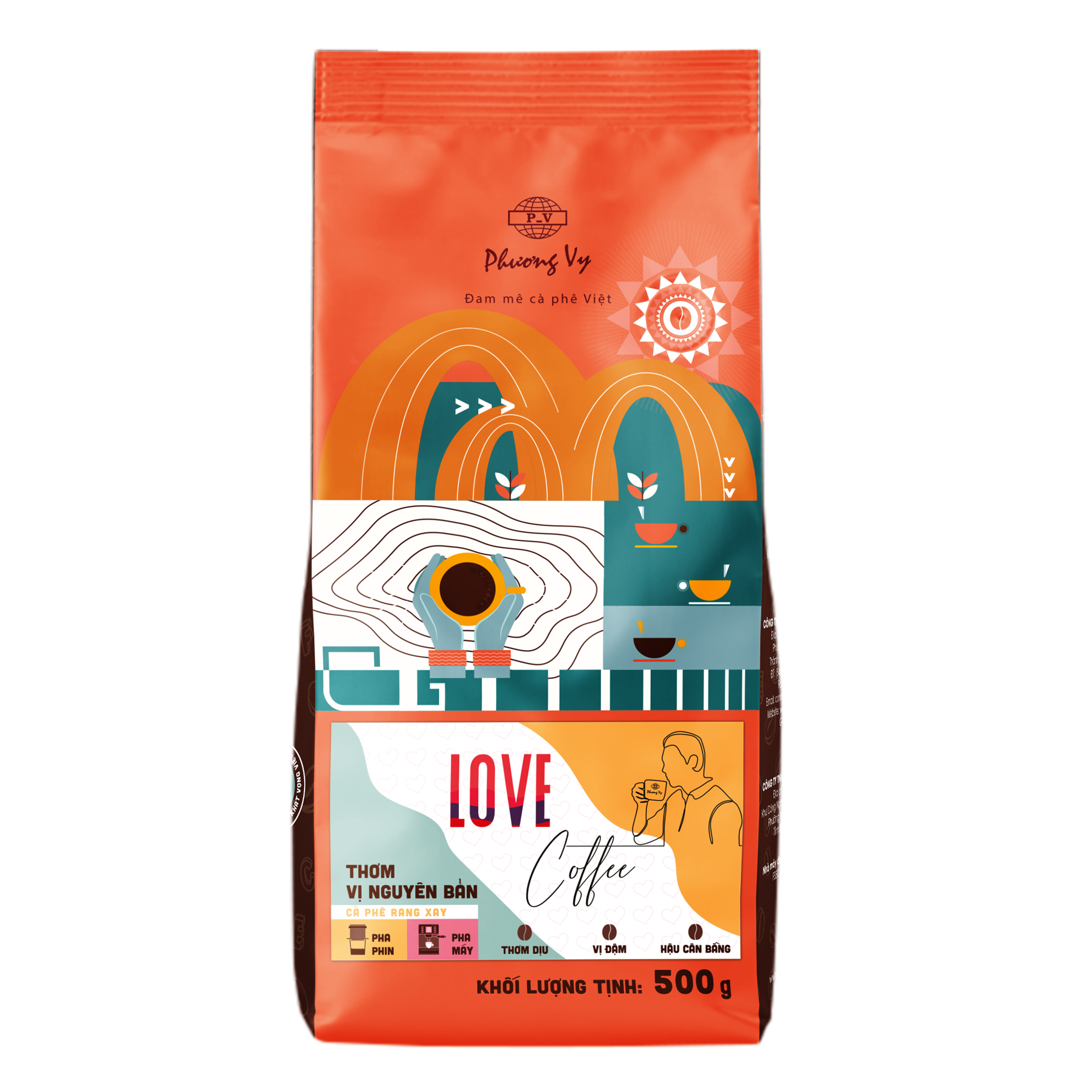 Cà Phê Gu Nguyên Chất - Love Coffee - 500g (hạt)