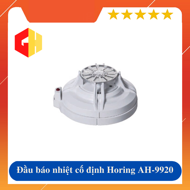Đầu Báo Nhiệt Cố  Định 24V HORING AH-9920 có tem kiểm định-Dùng với hệ thống-tủ trung tâm báo cháy