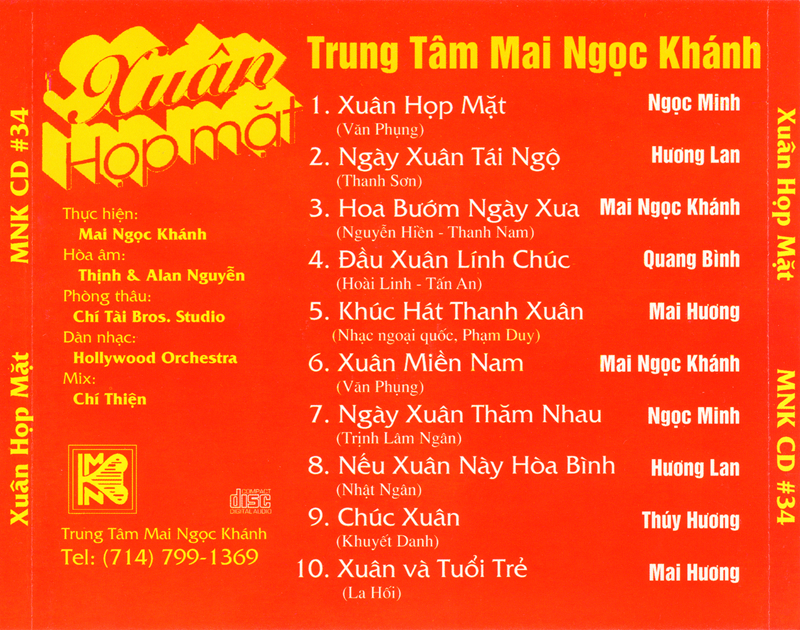 Mai Ngọc Khánh CD034 - Xuân Họp Mặt