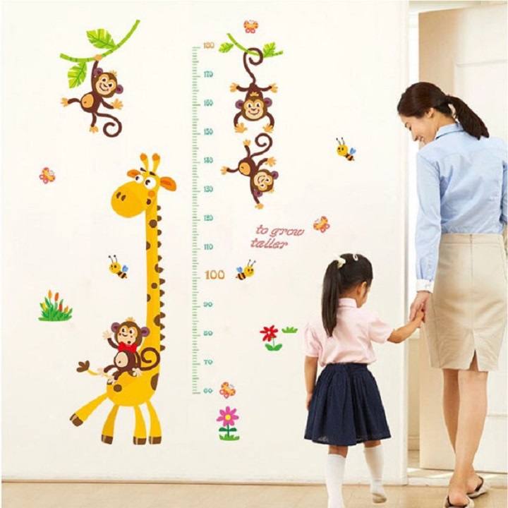 [HCM]Decal đo chiều cao cho bé