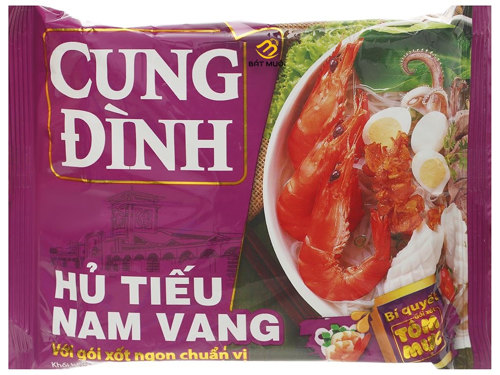 Phở hà nội/ hủ tiếu nam vang hiệu cung đình gói 68g - thùng 30 gói - cty bát muội
