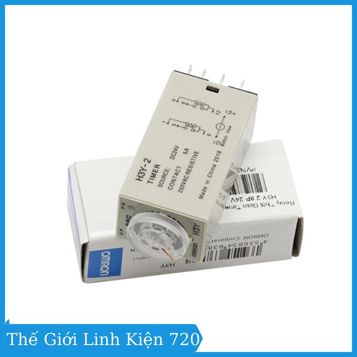 Relay Thời Gian Timer Omron H3Y-2 8P 24V