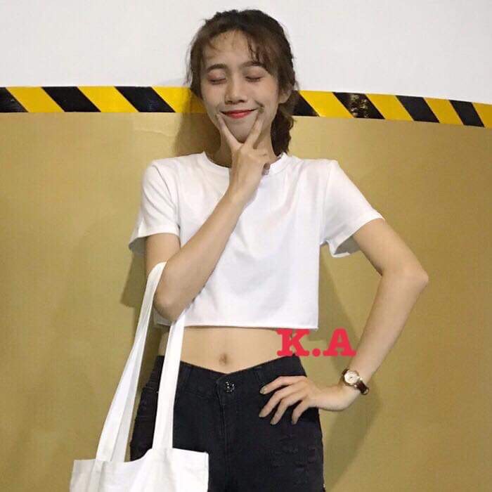 Áo croptop thụng tay lỡ KAN2102