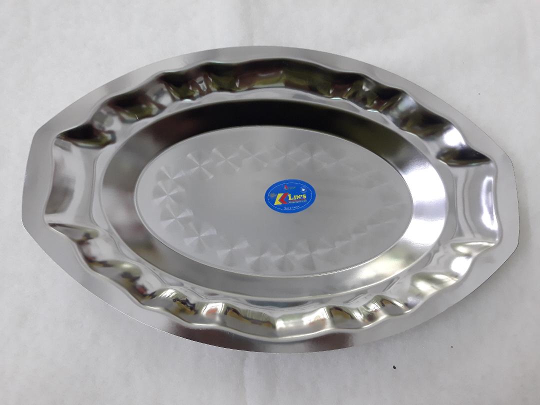 2 dĩa sâu lòng inox  23cm và 40cm.