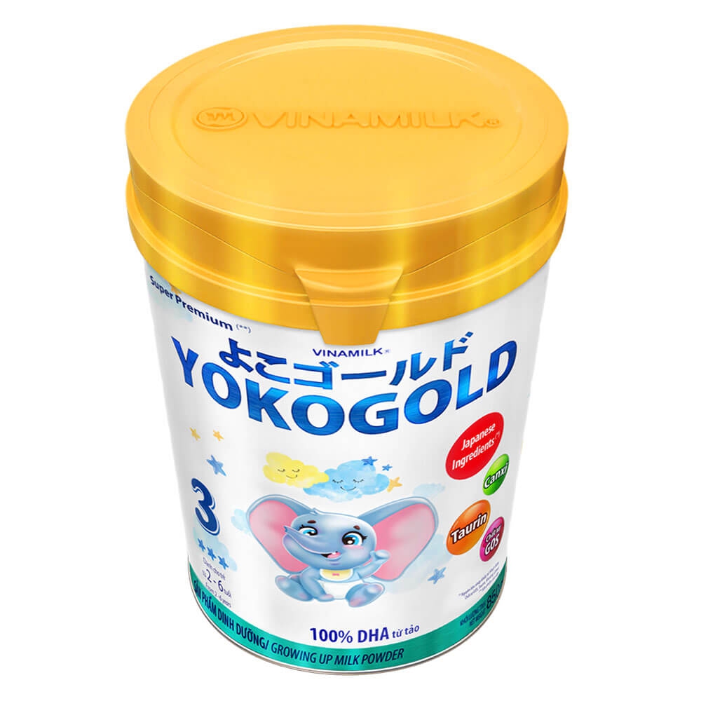Vinamilk Yoko Gold 3, 2 - 6 tuổi, 850g