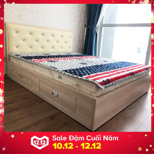 Giường FINE 2 Hộc Kéo FG036 (160cm x 200cm)