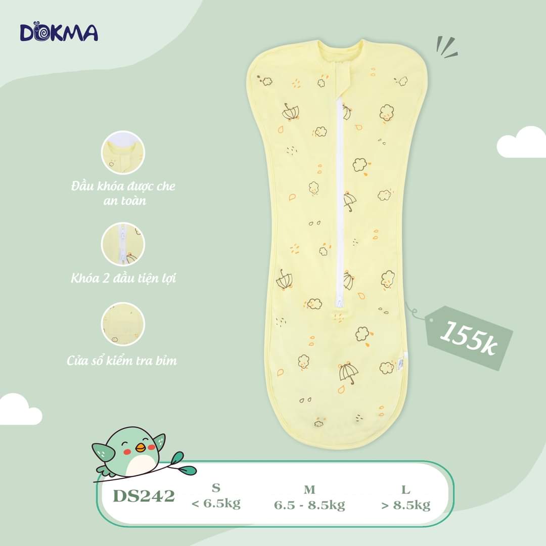 Nhộng chũn sơ sinh Dokma DS242