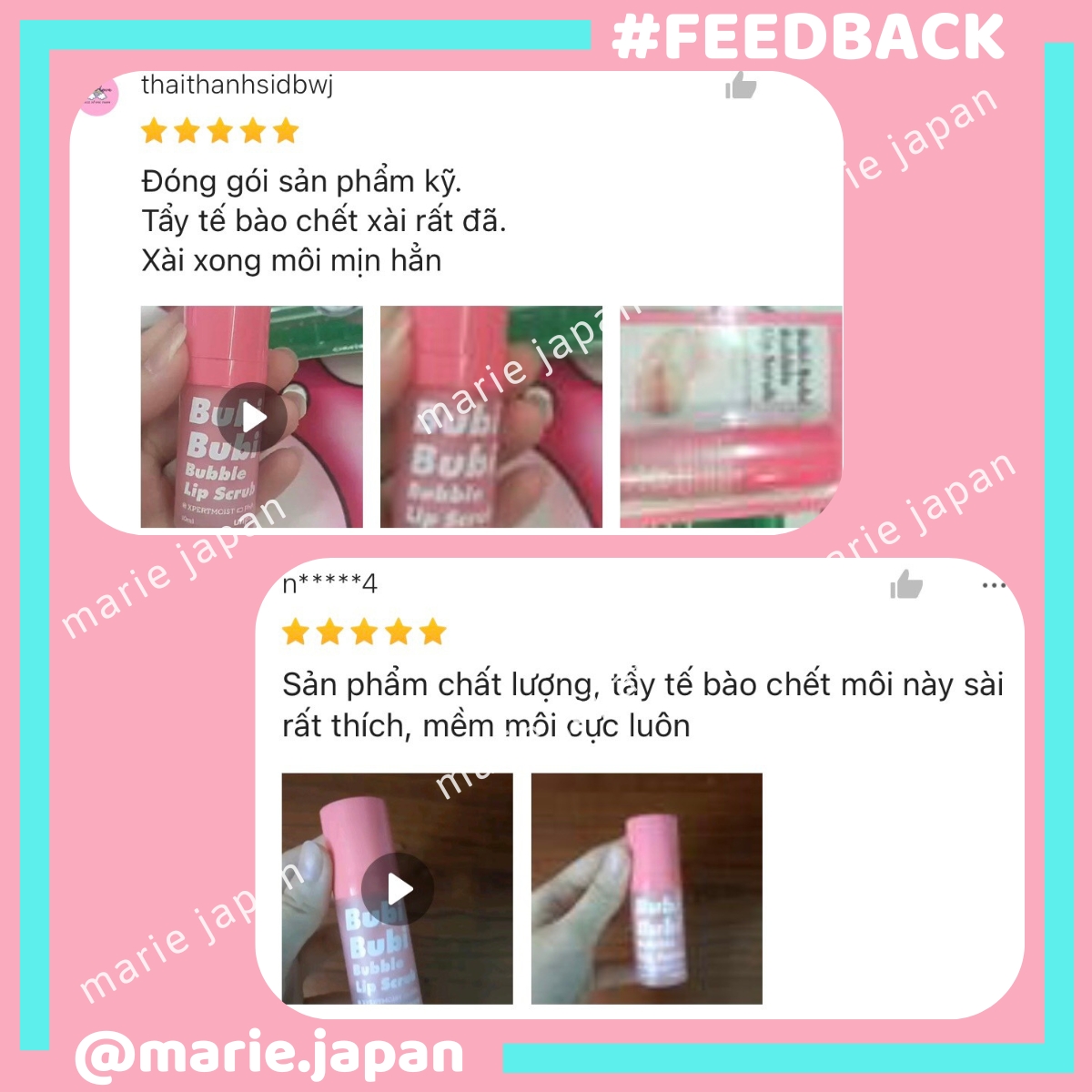 Tẩy Tế Bào Chết Môi Bubi Bubi Bubble Lip Scrub Red Sủi Bọt 10ml