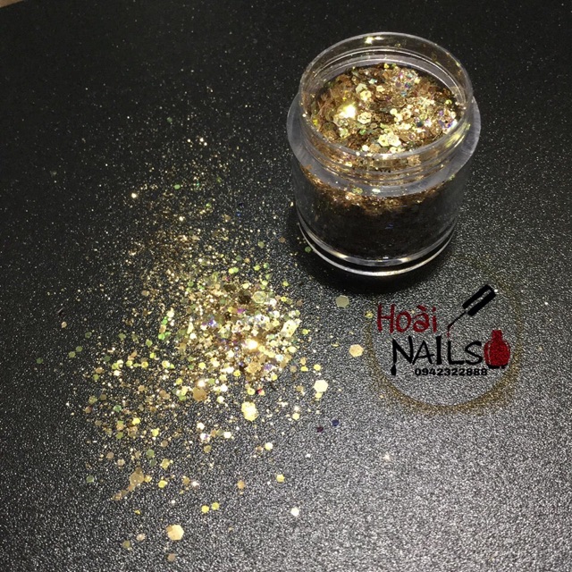 Set nhũ vảy cá siêu siêu sáng (12 màu) Phụ kiện Nail