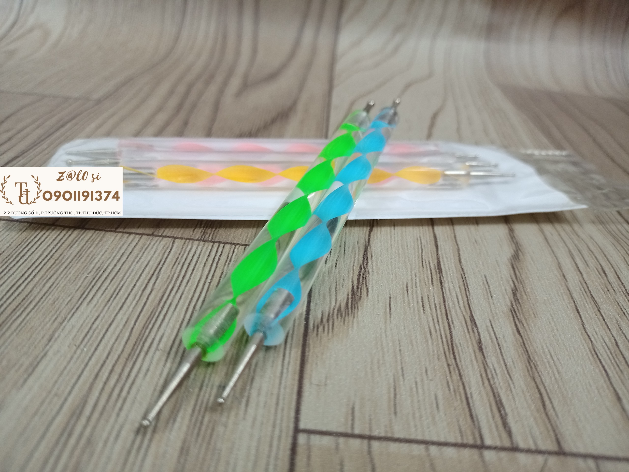 Bộ 5 bút chấm bi trang trí móng