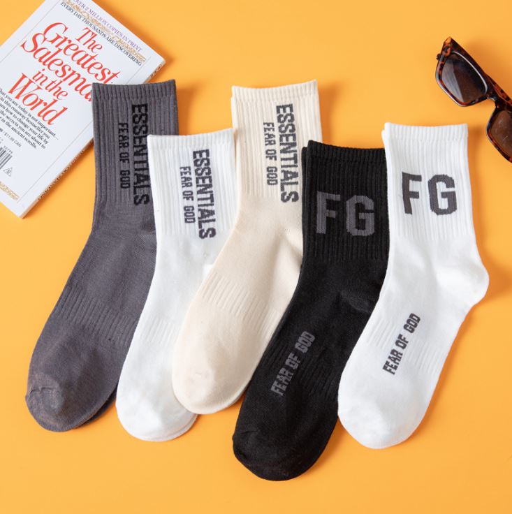Set 5 Đôi Tất Vớ Cao Cổ Unisex FG 2021