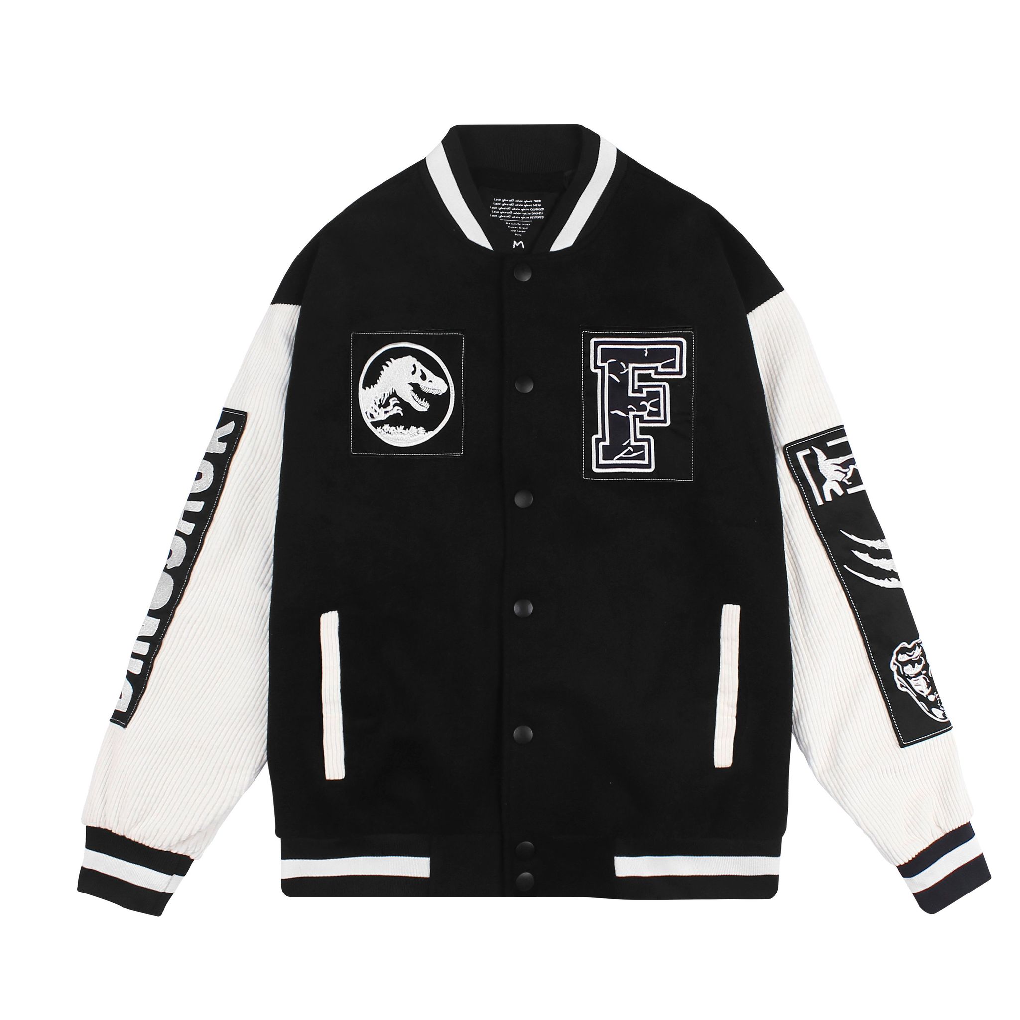 Áo khoác ff dinosaur varsity jacket