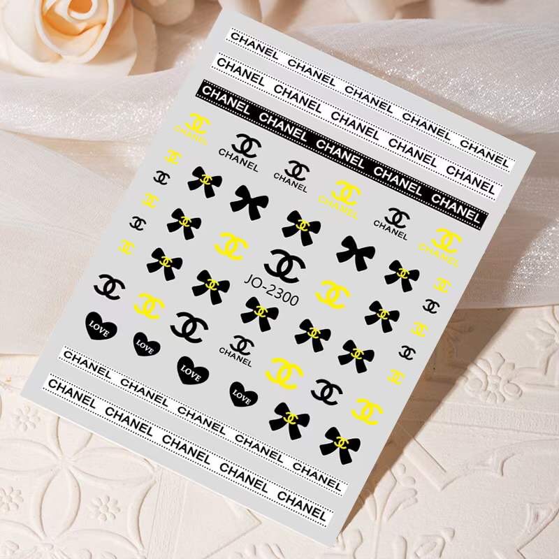 sticker dán móng chủ đề thương hiệu 2