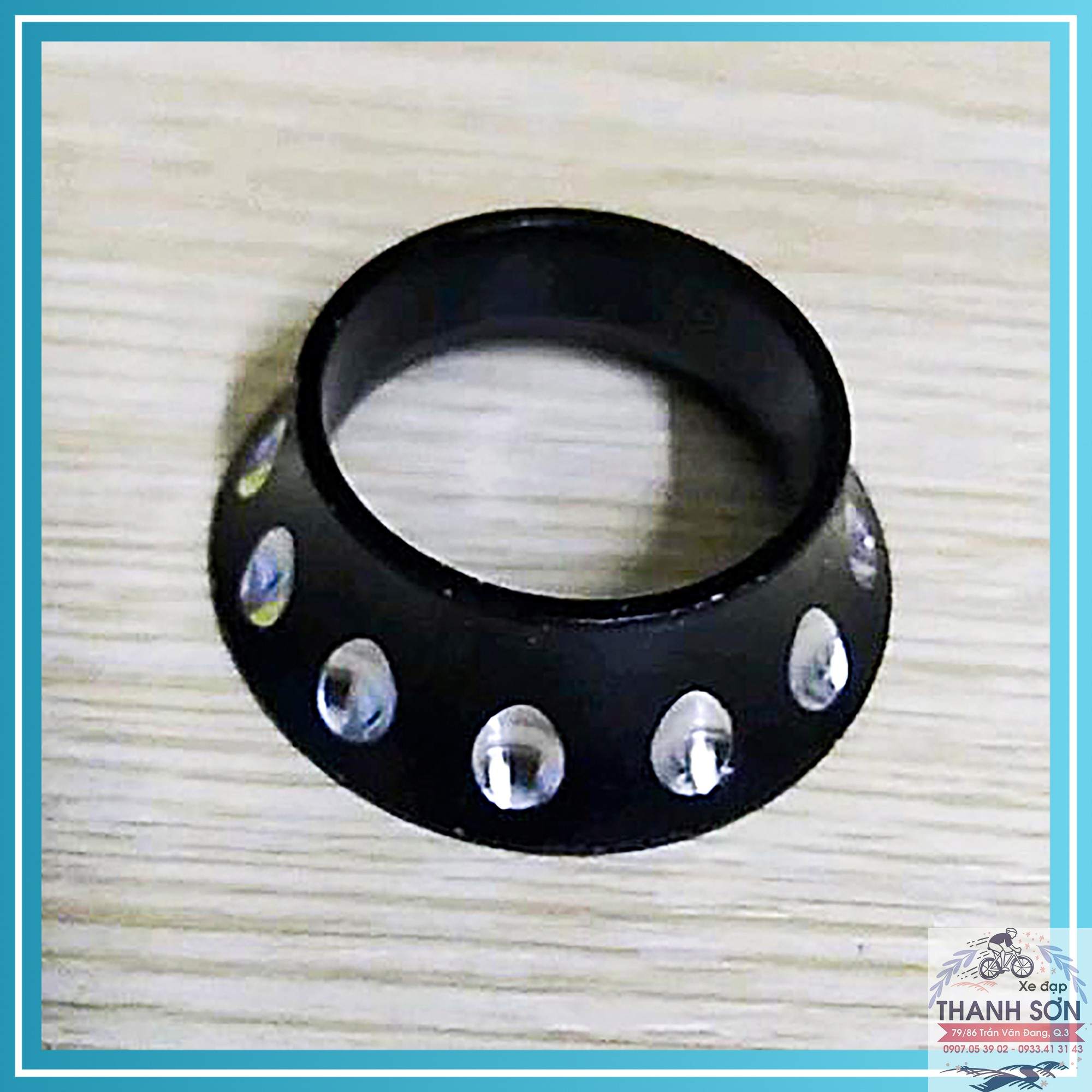 Chén cổ xe đạp leo núi họa tiết giọt nước 44mm