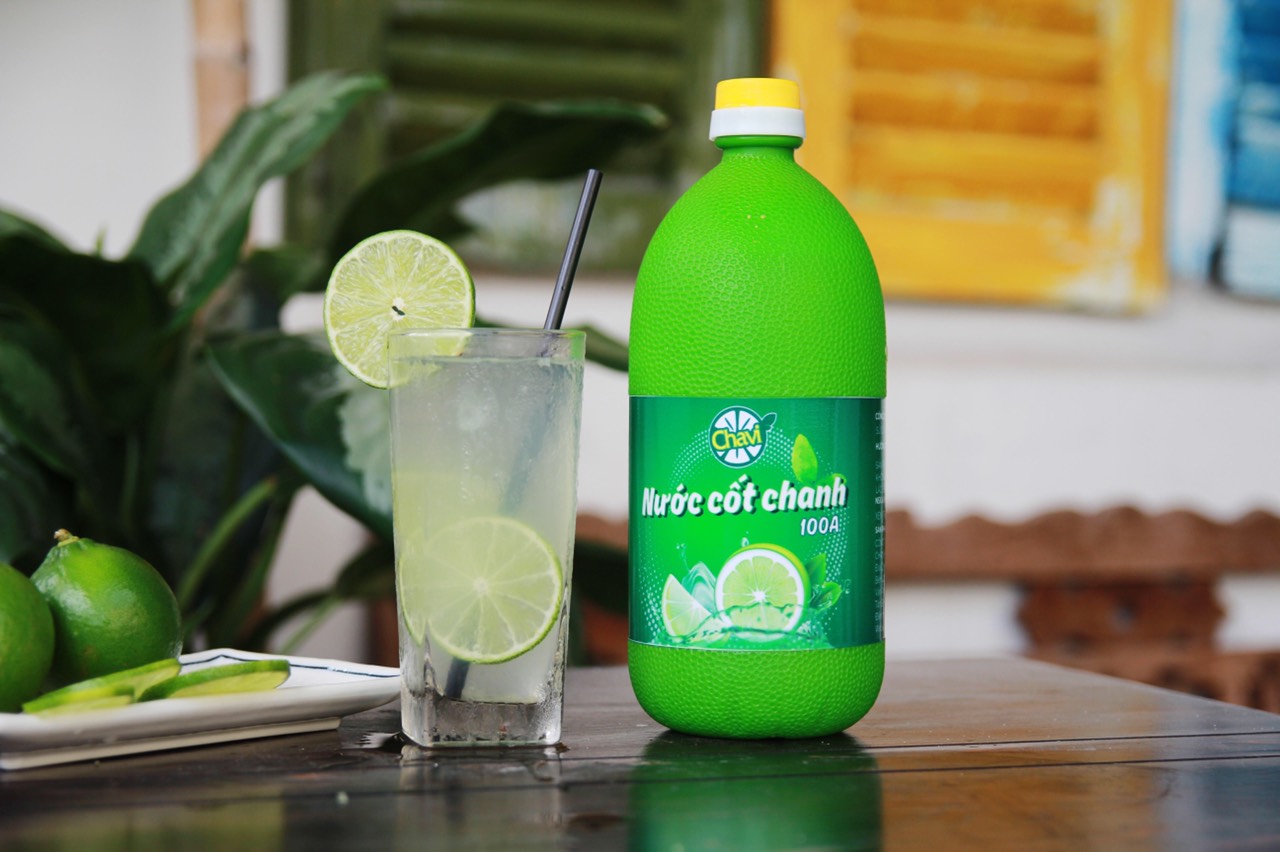 Nước Cốt Chanh Chavi bổ sung Vitamin - 1Lít