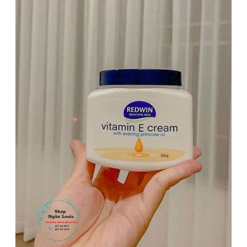 [CHUẨN ÚC] KEM DƯỠNG THỂ VITAMIN E REDWIN ÚC 300G