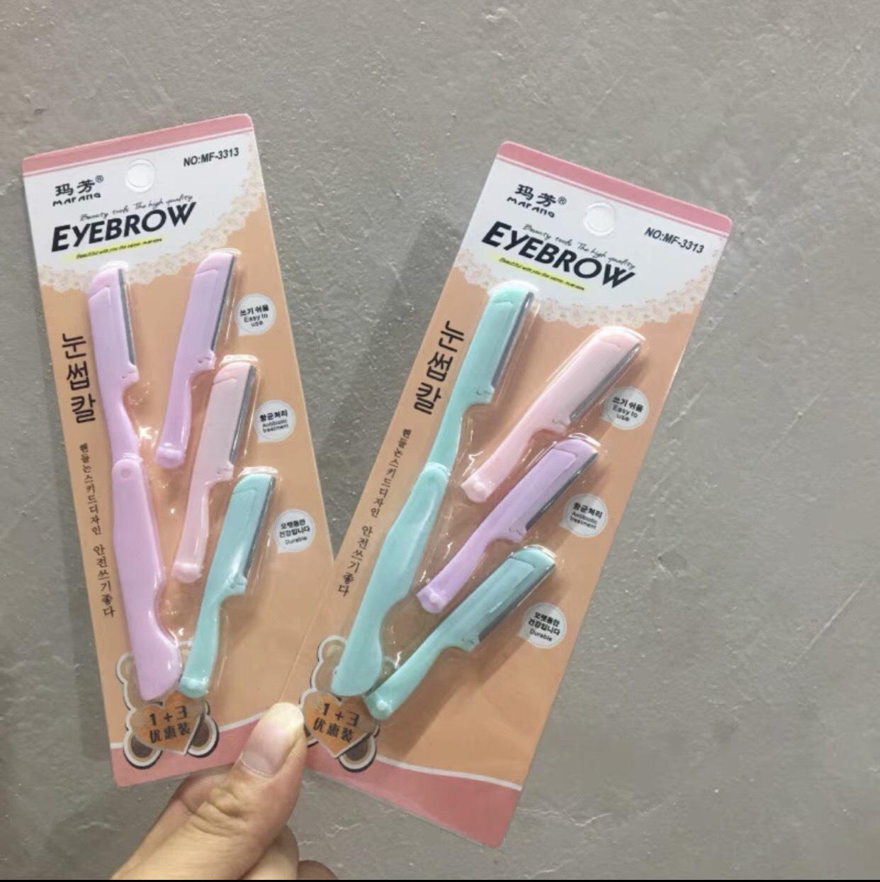Bộ 4 Dao Cạo Tỉa Lông Mày Tiện Dụng