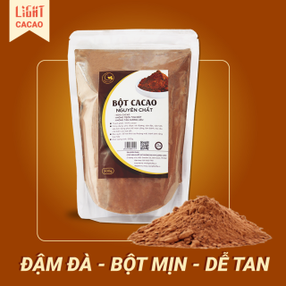 Bột cacao nguyên chất không đường Light Cacao - gói 500gr thumbnail