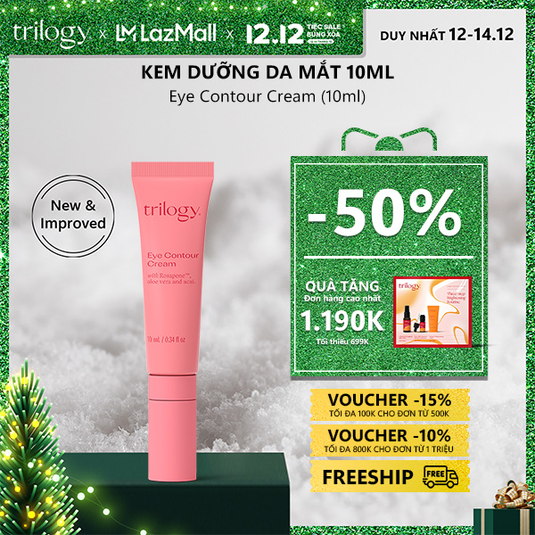 Kem dưỡng da mắt Trilogy Eye Contour Cream 10ml [Renew]