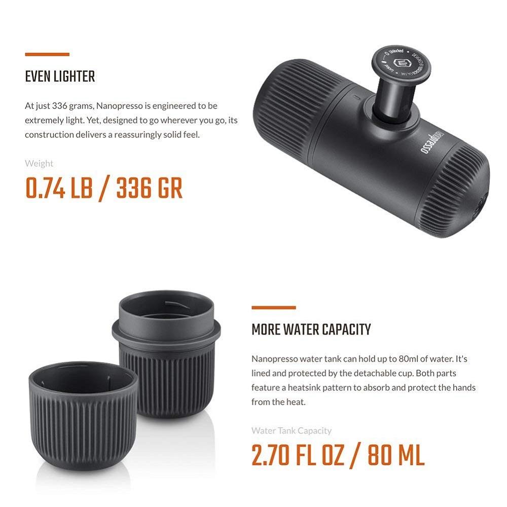 Máy pha Cafe cầm tay cao cấp Wacaco Nanopresso