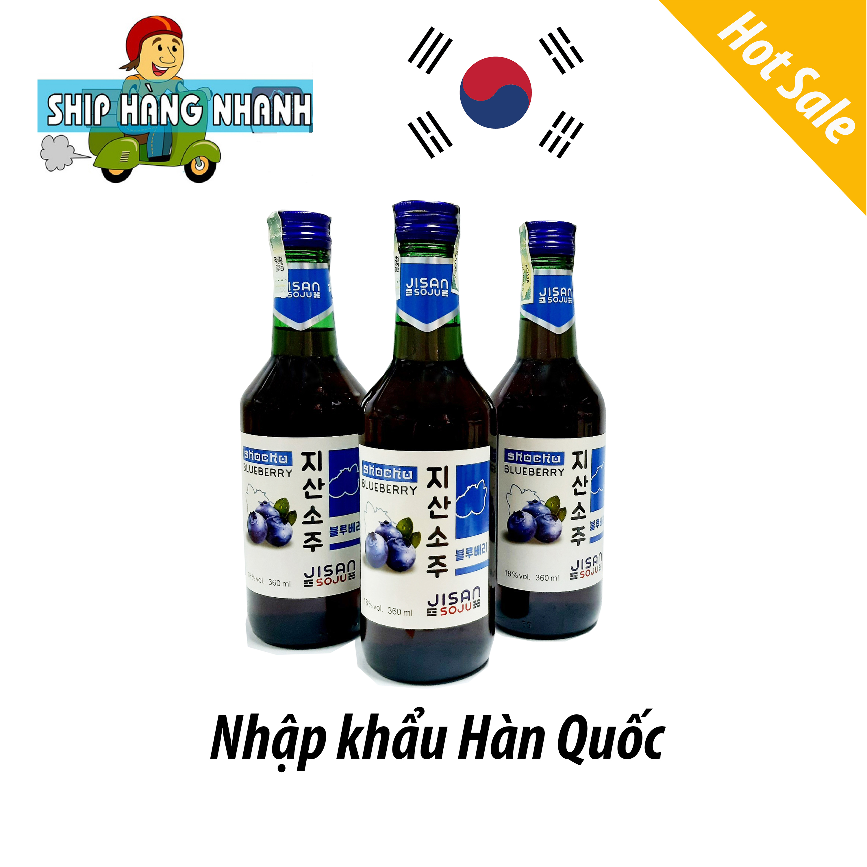 Soju Sochu Hàn Quốc Nhập Khẩu đủ vị