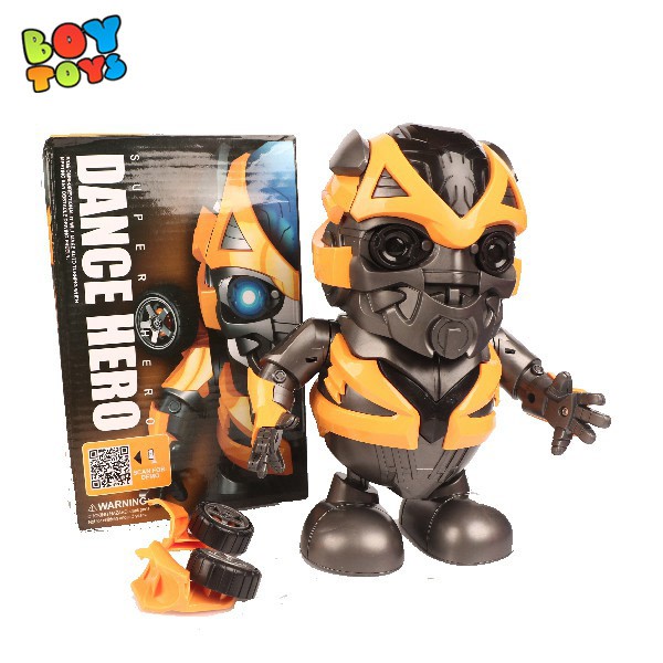 Đồ chơi robot nhảy múa có nhạc đèn dance hero