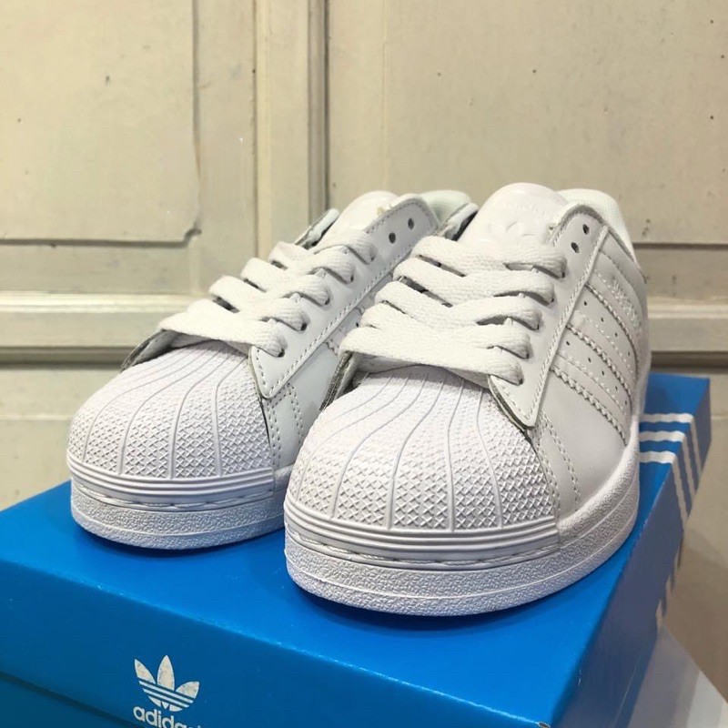 🔥Ảnh thật🔥 Giày thể thao sneaker super star trắng full