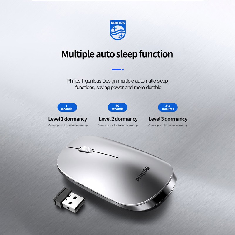 Chuột không dây philips m305 dùng cho máy tính - laptop