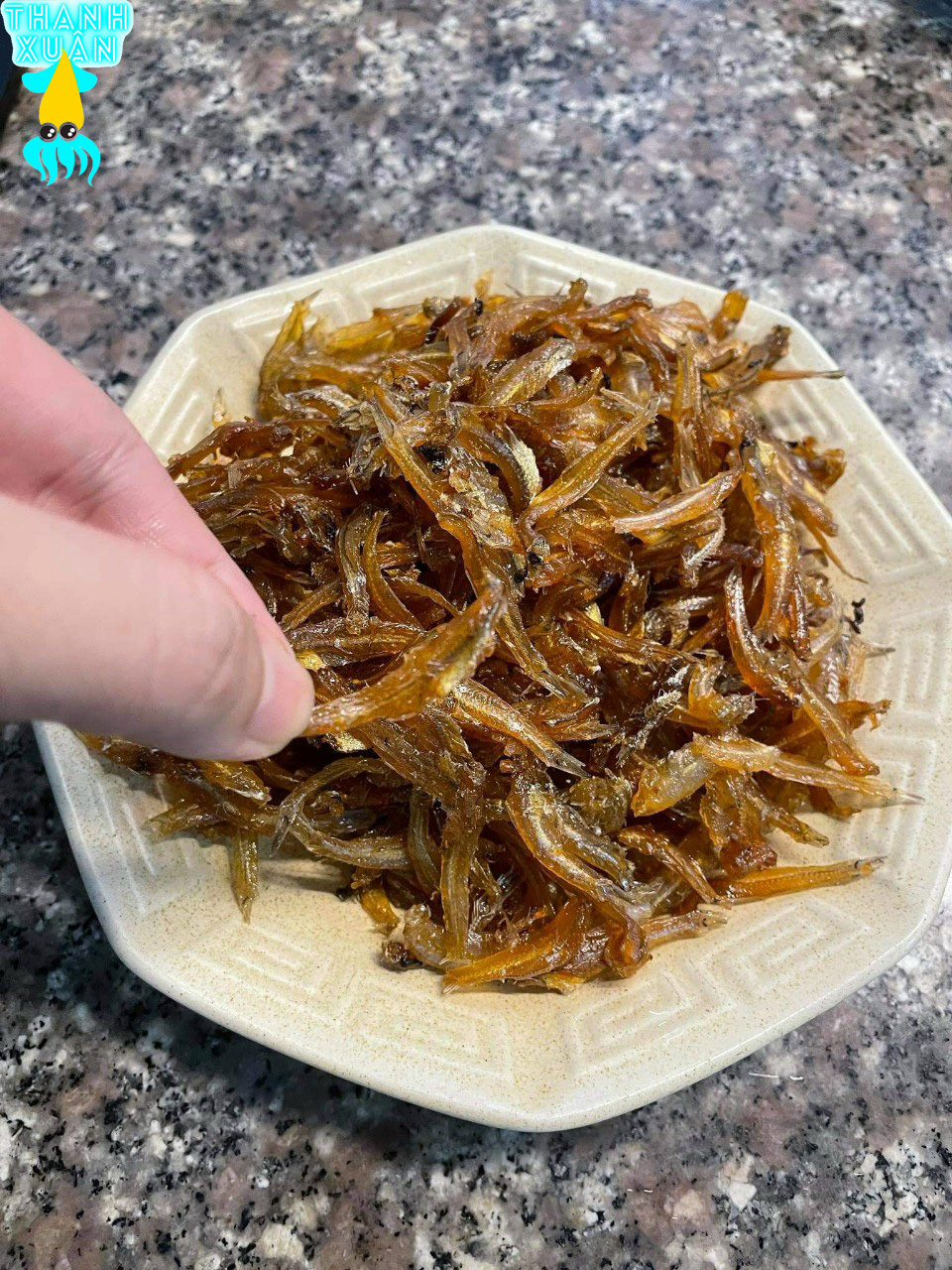 Khô cá cơm ( cá dỏng) bỏ đầu