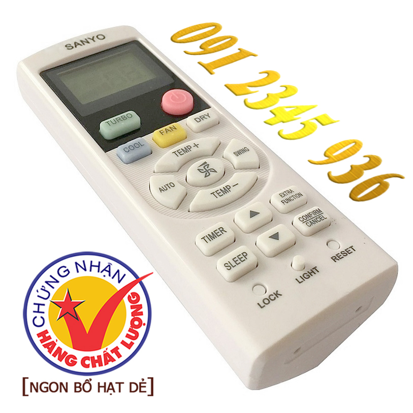 Điều khiển SANYO [HÀNG ĐẸP] cho điều hòa. (Mẫu số 1)