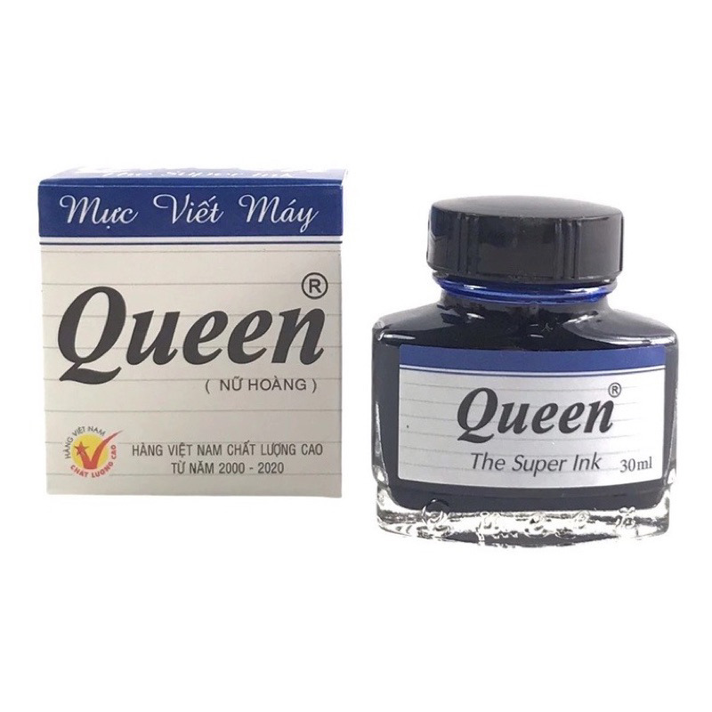 Mực Queen 30ml Xanh/ Tím