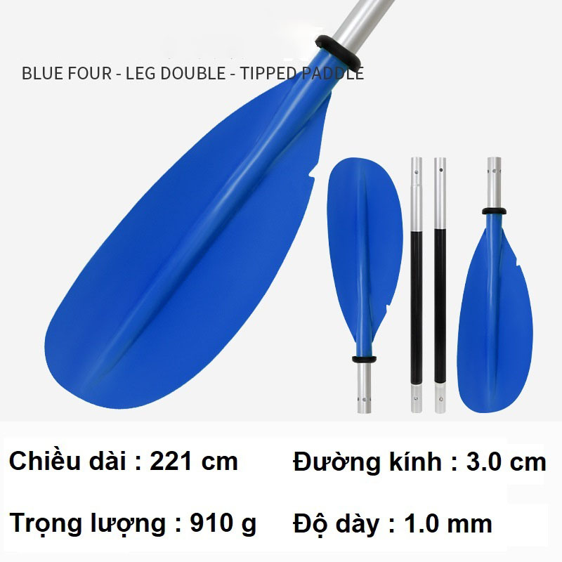 Mái chèo thuyền KAYAK/ mái chèo thuyền bơm hơi, mái chèo 2 đầu