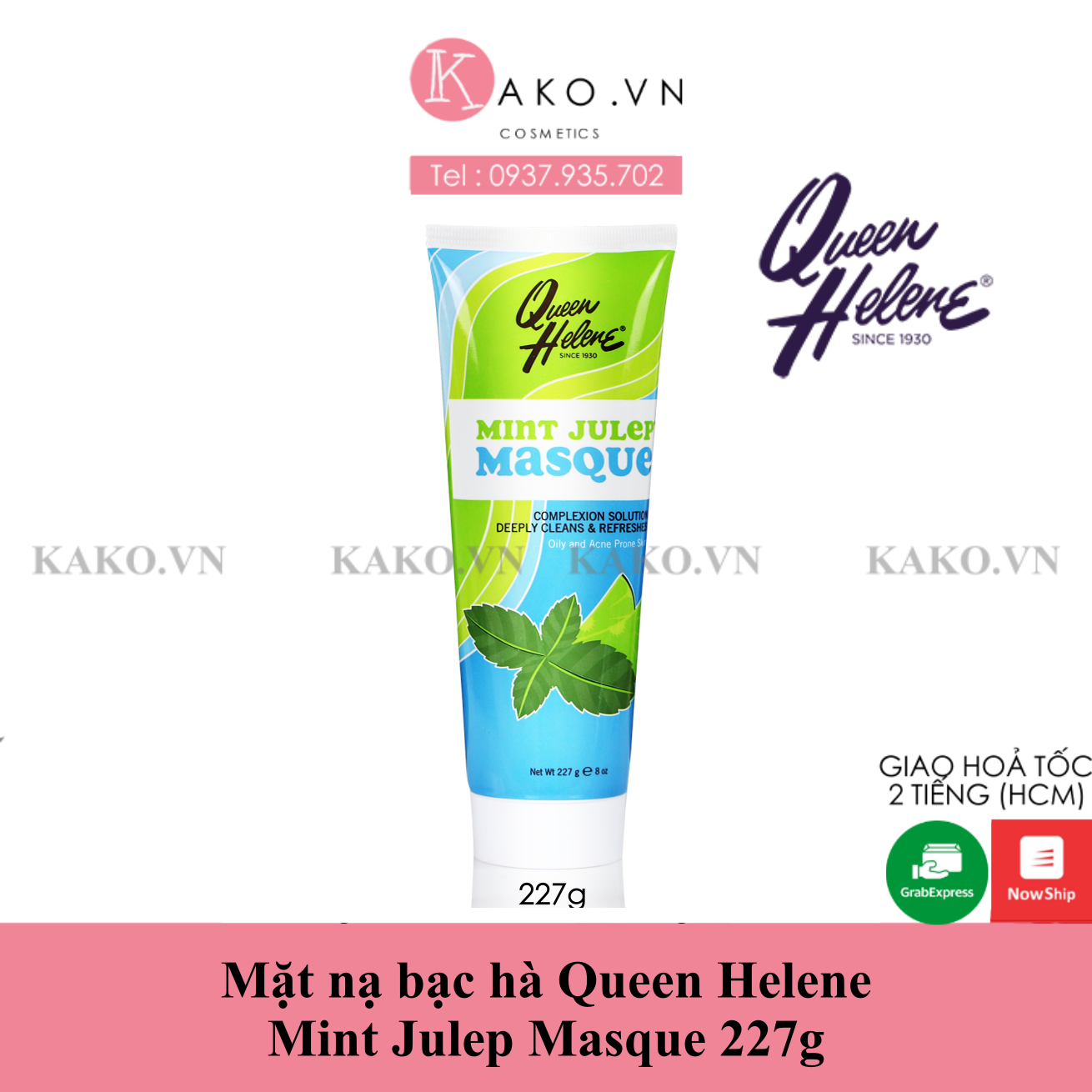[HCM]Mặt Nạ Bạc Hà Queen Helene Mint Julep Masque 227g