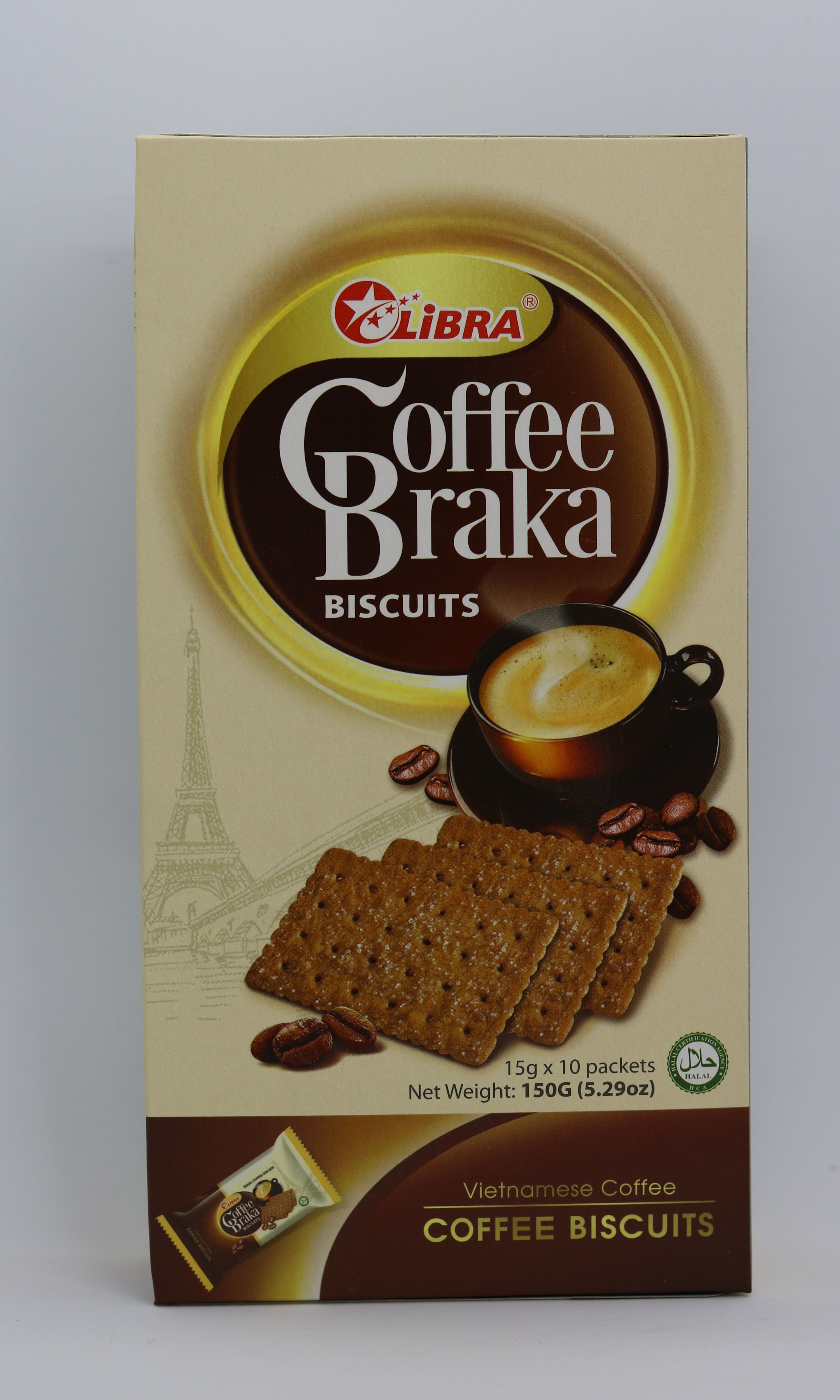 Bánh Quy cafe Braka 150g
